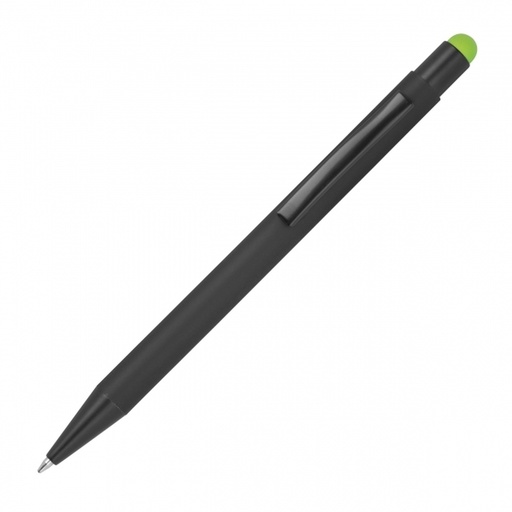 Długopis metalowy touch pen soft touch OHARA 4624 - Jasnozielony