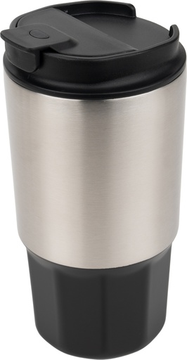 Kubek termiczny stalowy z recyklingu SAINT - JEROME MoLu 500 ml 4831 - Czarny