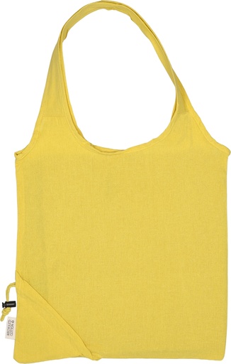 Torba bawełniana z recyklingu 118 g/m2 MODENA 5262 - Żółta