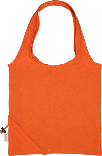 Torba bawełniana z recyklingu 118 g/m2 MODENA 5262 - Pomarańczowa