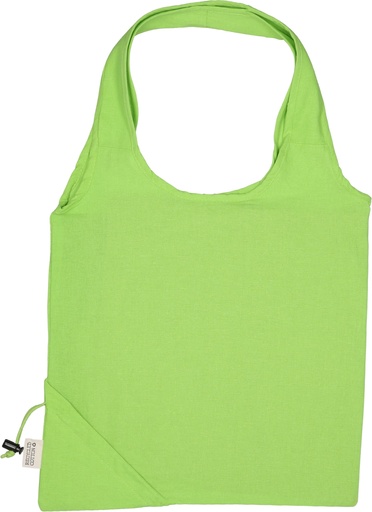 Torba bawełniana z recyklingu 118 g/m2 MODENA 5262 - Jasnozielona