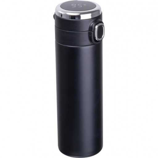 Butelka termiczna próżniowa z wyświetlaczem 420 ml COLOGNE 5295 - Czarna