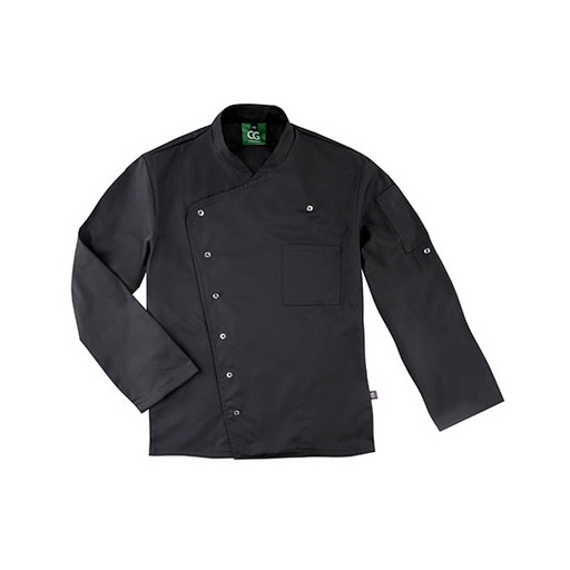 Męska bluza kucharska z długim rękawem CGW03100 - Black