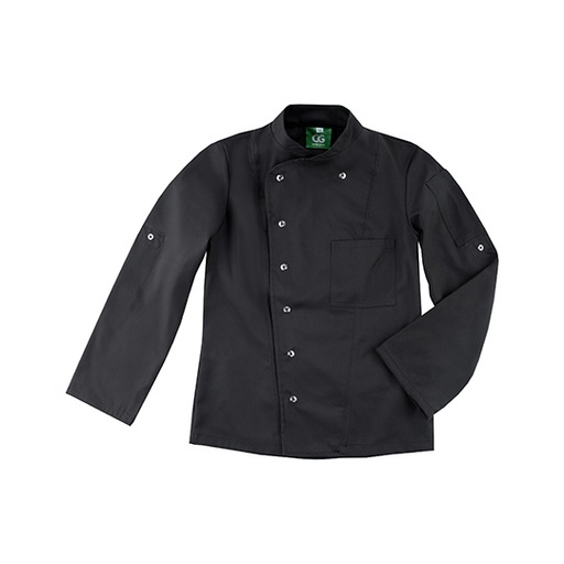 Damska bluza kucharska slim CGW03105 - Black