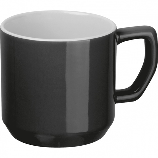 Kubek ceramiczny KYIV 330 ml 5449 - Czarny