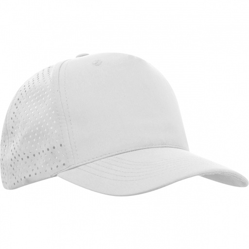 Czapka z daszkiem 5 paneli COLUMBIA 5289 - Biała