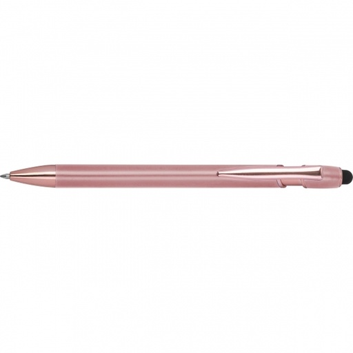 Długopis aluminiowy z recyklingu żelowy touch pen BELO HORIZONTE 5281 - Różowe złoto