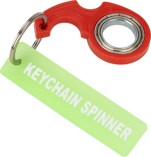 Brelok do kluczy Spinner EG0615 - Czerwony