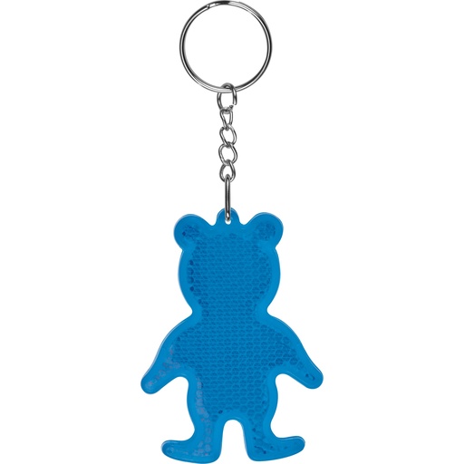 Brelok odblaskowy BEAR 2449 - Niebieski