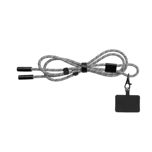 Smycz do telefonu z kablem AUDREY Pierre Cardin B110040 - Czarny