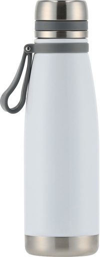 Butelka termiczna stalowa Pierre Cardin 650 ml B9000501IP3 - Biała