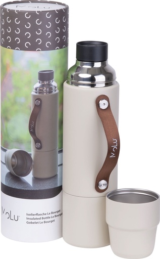 Termos stalowy z recyklingu LE BOURGET MoLu 1000 ml 5352 - Beżowy