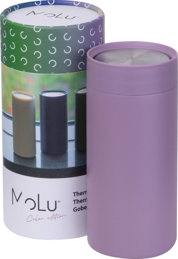 Kubek termiczny stalowy z recyklingu LE PORT MoLu 360 ml 5353 - Fioletowy