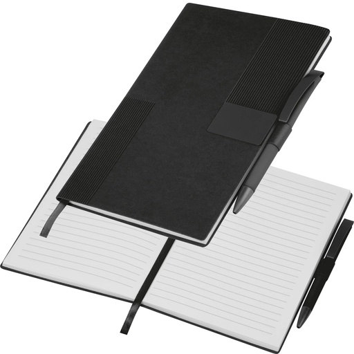 Notes A5 w linie z długopisem MERSIN 5620 - Czarny