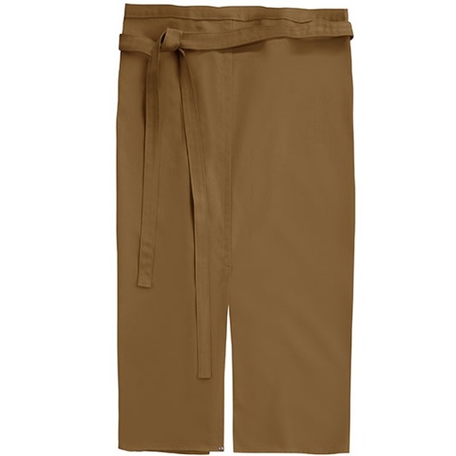 Fartuch z rozcięciem CGW111 - Caramel