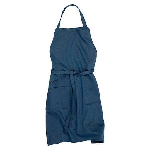 Fartuch regulowany z kieszenią CGW1170 - Blue Melange