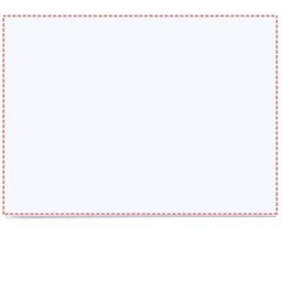 Druk offsetowy – kartki (horyzontalnie klej na górze) (do 100 × 75 mm)
