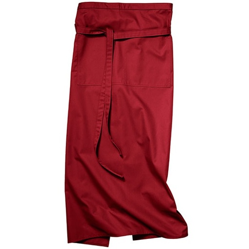 Fartuch Bistro Z Kieszenia Trwaly Kolor CGW1260 - Regency Red