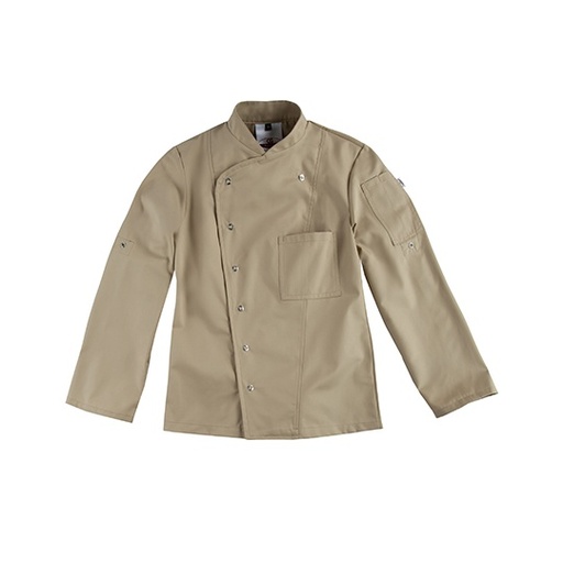 Bluza Kucharska Damska Slim Poliester Bawelna CGW3105 - Khaki