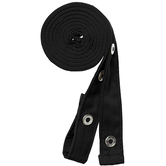 Zestaw pasków do fartucha 130 cm (2 szt.) - Black
