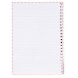 Litho full color – sheets (landscape spine left) (do 297 × 210 mm)