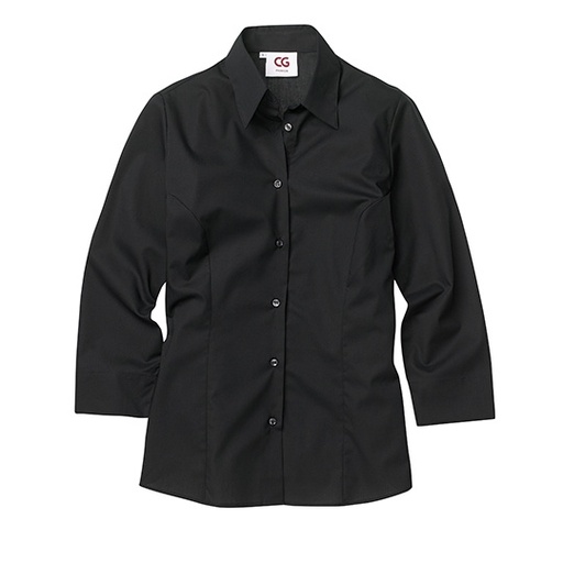 Damska bluzka 3/4 - CGW600 - Black