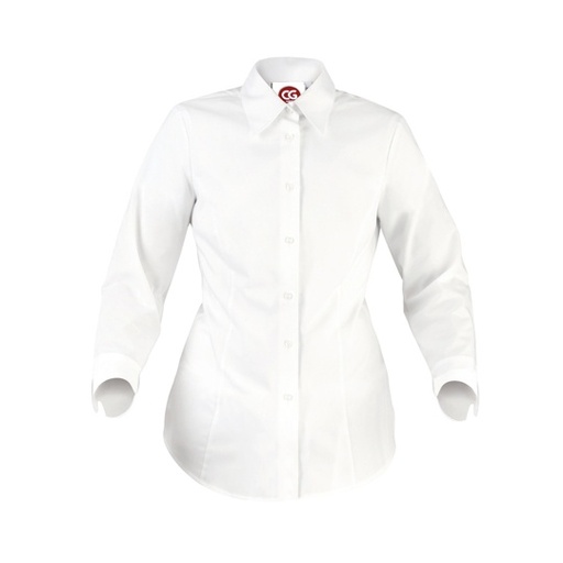 Bluzka Damska Slim Fit Strecz CGW640 - White