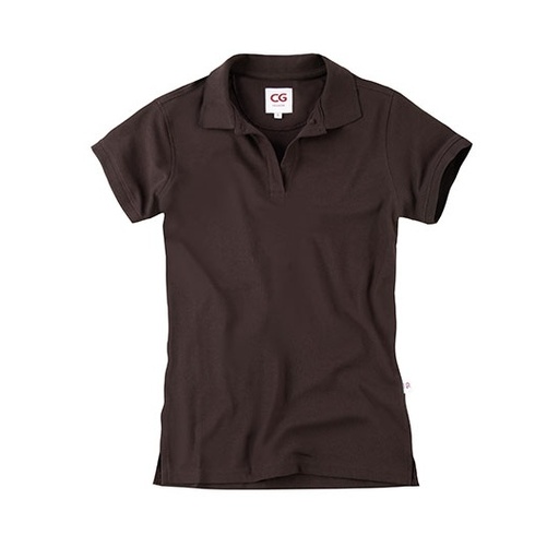 Polo Damskie Slim Pika CGW730 - Chocolate