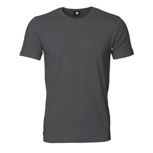 T-shirt męski slim z krótkim rękawem CGW9520 - Anthracite