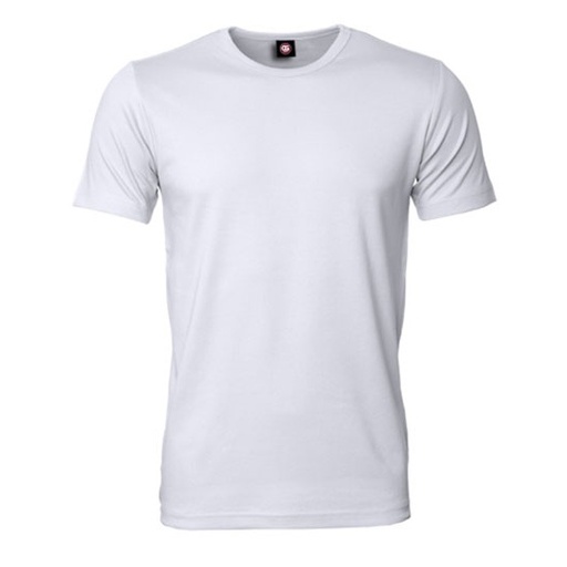 Koszulka Slim Meska Bawelna Poliester CGW9520 - White