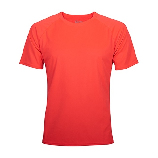 Koszulka sportowa slim CN100 - Neon Coral