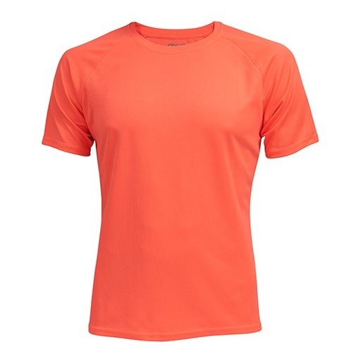 Koszulka sportowa slim CN100 - Neon Peach