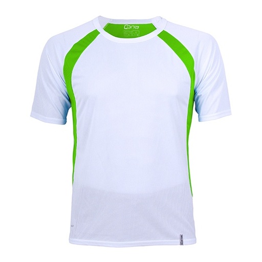 Koszulka sportowa CN140 - White & Lime