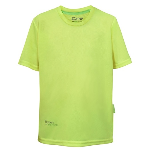 Koszulka Dziecieca Slim-Fit Funkcyjna Recykling CN160K - Neon Yellow