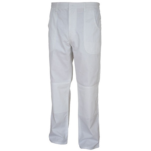 Spodnie Klasyczne Bawelniane Robocze CR482 - White