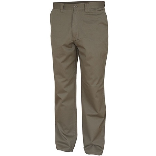 Spodnie Męskie Klasyczne Bawełniane Twill CR485 - Khaki