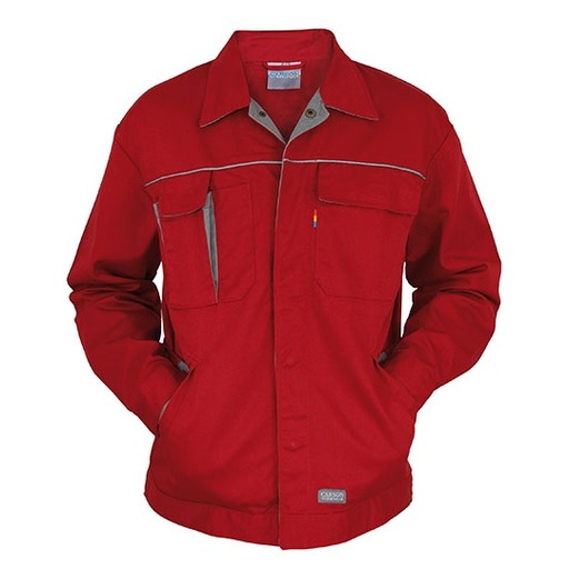 Kurtka Robocza Bawelniana Poliestrowa CR700 - Red & Grey
