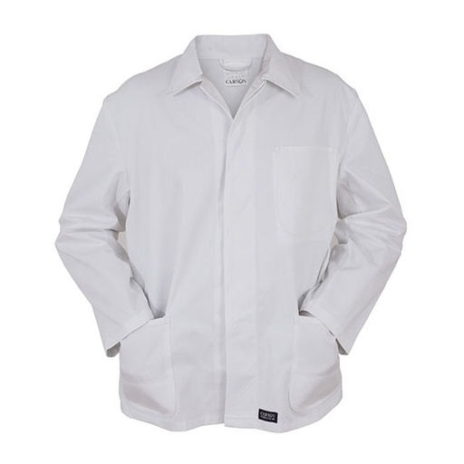 Klasyczna długa kurtka robocza CR701 - White