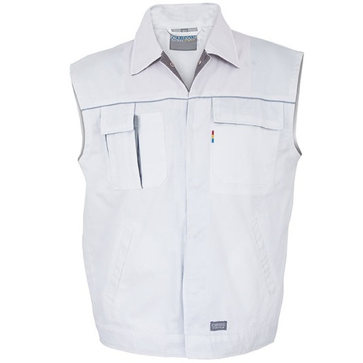 Kamizelka robocza kontrastowa CR750 - White & Grey