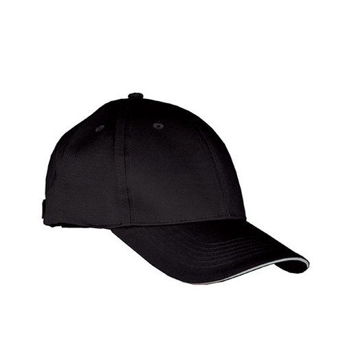 Czapka z daszkiem CR800 - Black & Grey