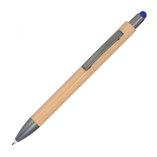 Długopis drewniany touch pen LUCIO 12194 - Niebieski