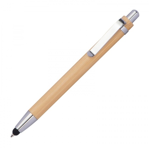 Długopis bambusowy touch pen GIOVANNA 13239 - Beżowy