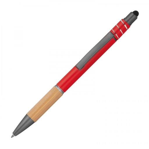 Długopis aluminiowy antystres touch pen MANUELA 13876 - Czerwony