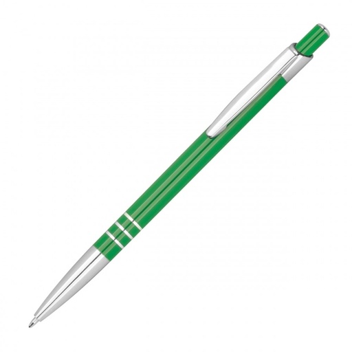 Długopis aluminiowy z recyklingu PAIGE 14469 - Zielony