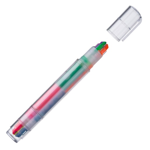 Zestaw zakreślaczy 6w1 MARK 15593 - Wielokolorowy