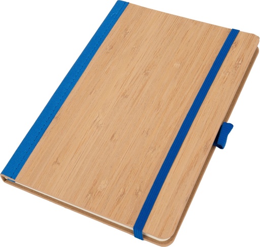 Notatnik A5 w linie z poliestru z recyklingu TEOFILO 23774 - Niebieski