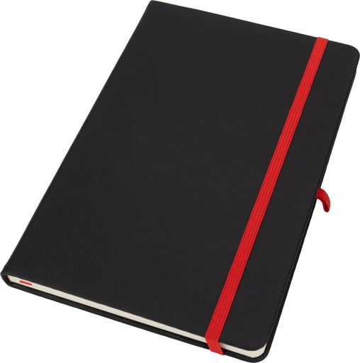 Notatnik A5 w linie SILKE 23867 - Czerwony