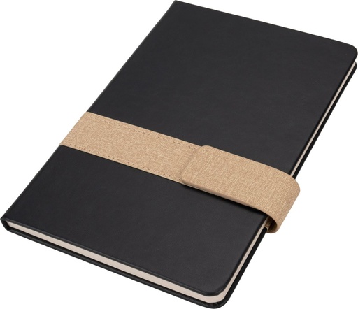 Notatnik A5 w linie DOUGLAS 24227 - Czarny