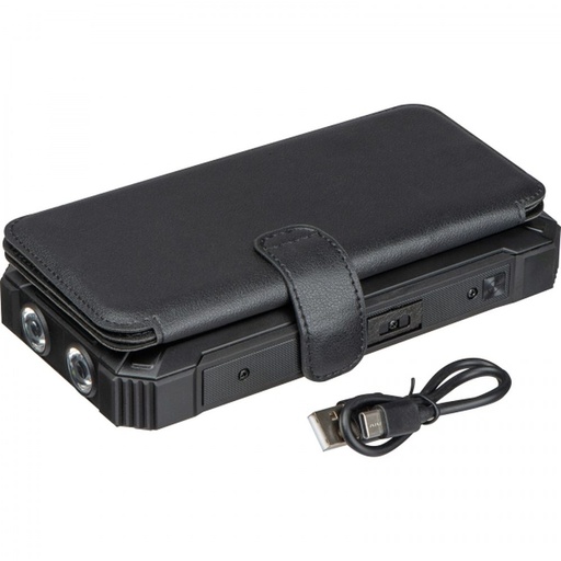 Power bank 20000 mAh solarny PETRA 33899 - Czarny