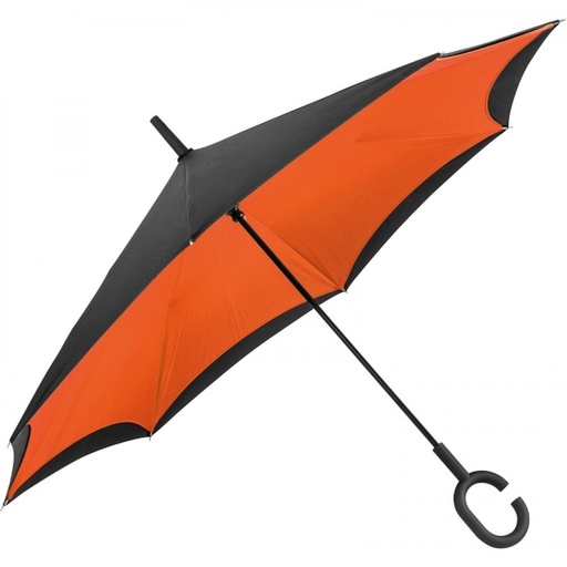 Parasol manualny odwrócony ø120 cm OLIVIA 40476 - Pomarańczowy